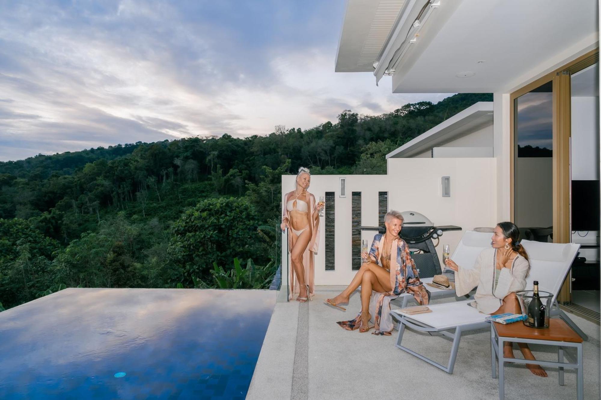 Seaview Villa Near Naithon Beach Phuket Exteriör bild